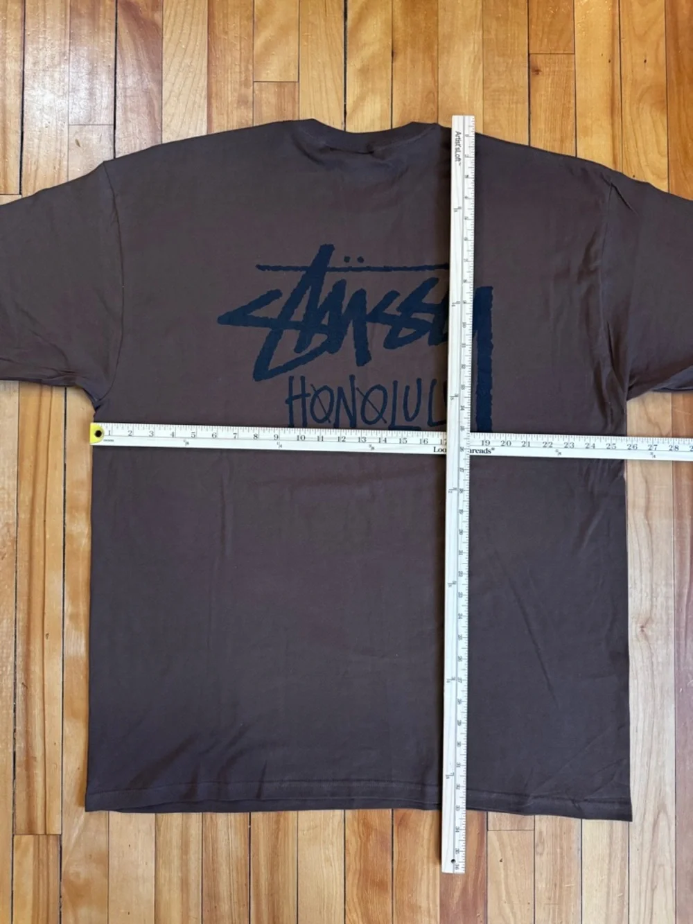 Size XXL - Stussy Honolulu Brown (NEW Cut-off tag) - Picture 6 of 7